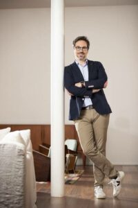 Olivier Cotinat cultive un rapport distancié avec le petit cénacle de la French Tech.© Rodolphe Escher pour Les Echos Week-End