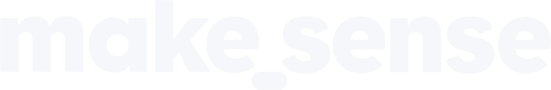 Logo makesense blanc